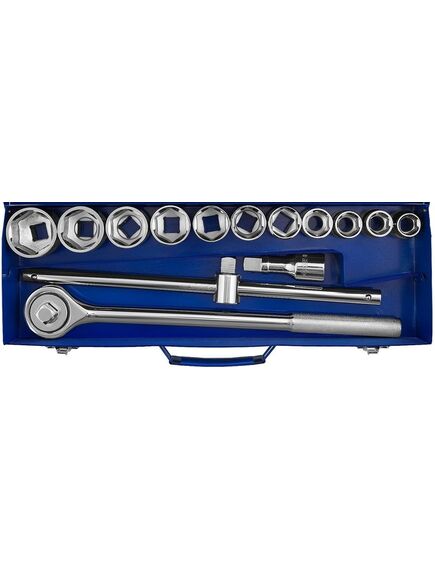 Набор торцевых головок 3/4" 14 предметов ЗУБР 27660-Н14, фото , изображение 3 - Метэкс