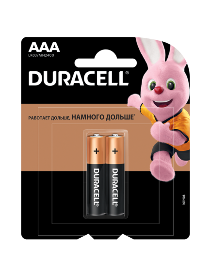 Батарейка DURACELL Basic AAA (2 шт), фото  - Метэкс