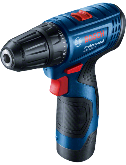 Дрель-шуруповерт аккум. BOSCH (2 а/б 2А*ч 12В, ЗУ) GSR 120-LI (06019G8020), фото  - Метэкс