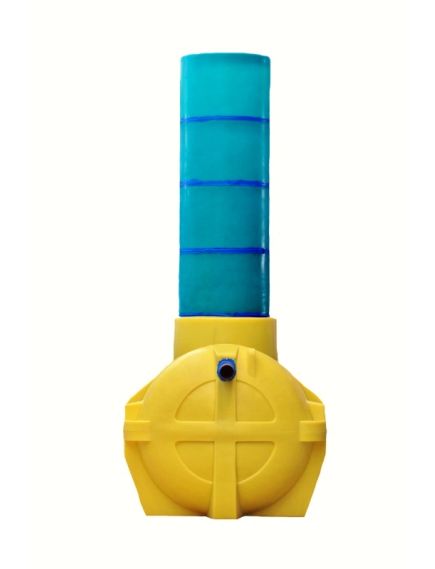 Емкость проточная система биологической очистки "ЖУК" (L280 x d153 x h217) 2300 л, фото , изображение 3 - Метэкс