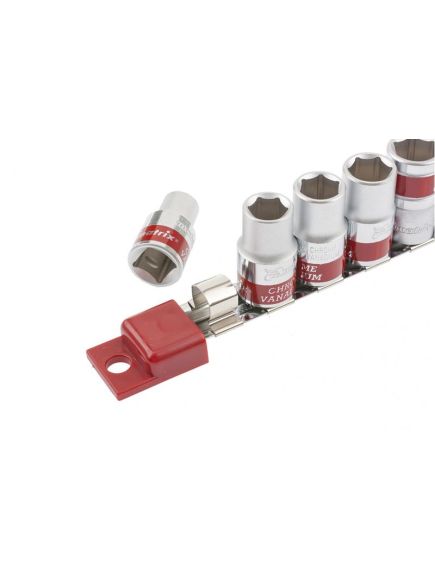 Набор торцевых головок 1/4" 4-13 мм шестигранные 10 шт MATRIX 13559, фото , изображение 3 - Метэкс