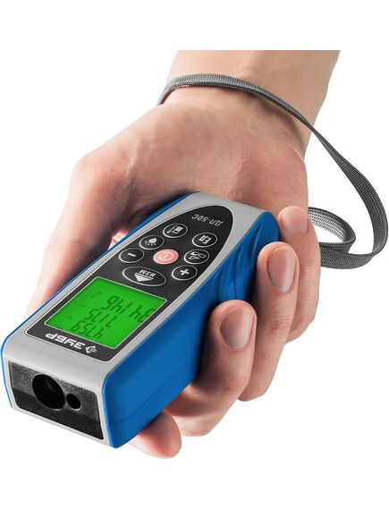 Дальномер лазерный (дальн. 50 м погрешн. 2 мм класс 2) ДЛ-50 С ЗУБР 34933_z01, фото , изображение 6 - Метэкс