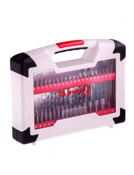 Набор сверл и бит 75 предметов MATRIX 725675, фото , изображение 5 - Метэкс