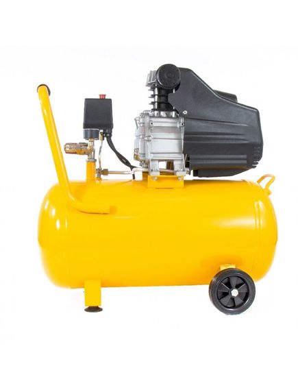 Компрессор прям. привод масляный (1,5 кВт, 206л/мин, 50л, 220В) DENZEL 58066 (58066), фото , изображение 2 - Метэкс