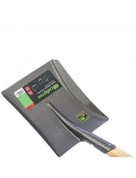 Лопата совковая 250 x 295 x 1150 мм деревянный лакированный черенок Сибртех, фото , изображение 4 - Метэкс