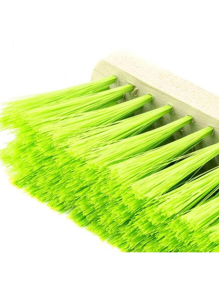 Щетка деревянная для пола 500 мм пятирядная тулейка с резьбой под углом без черенка СИБРТЕХ 84627, фото , изображение 2 - Метэкс