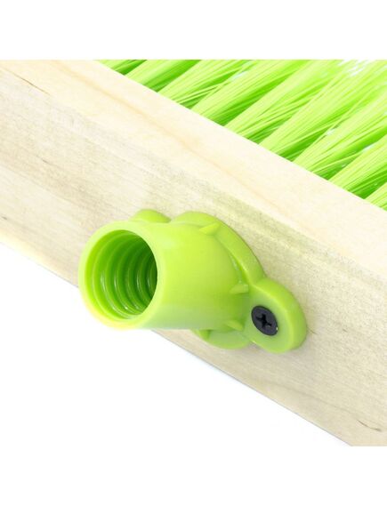 Щетка деревянная для пола 500 мм пятирядная тулейка с резьбой под углом без черенка СИБРТЕХ 84627, фото , изображение 3 - Метэкс