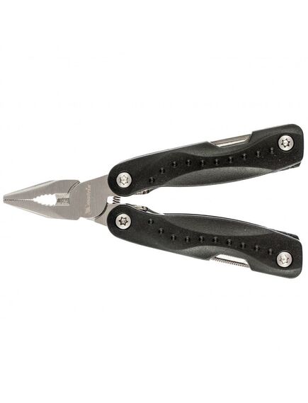 Нож многофункциональный 12 функций авторазжим компактный размер в чехле 105 мм MATRIX 17620, фото , изображение 2 - Метэкс