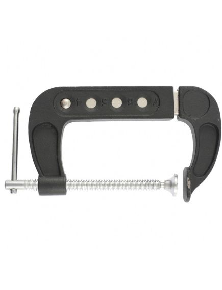 Струбцина G-образная многоразмерная 2-3" поступенчатая регулировка MATRIX 20610, фото , изображение 3 - Метэкс