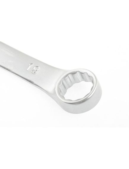 Ключ комбинированный 19 мм матовый хром STELS 15214, фото , изображение 3 - Метэкс