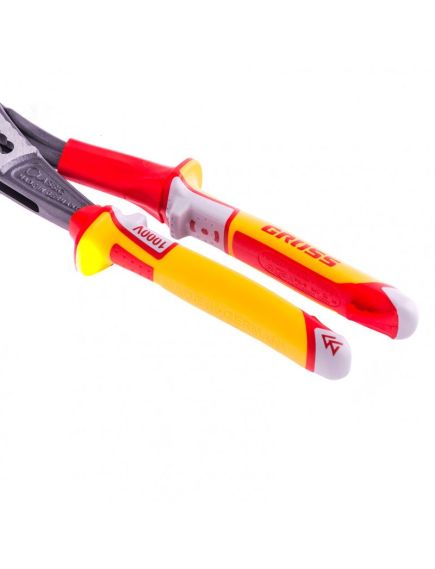 Клещи 240 мм переставные диэлектрические рукоятки до 1000 В GROSS 15725, фото , изображение 3 - Метэкс