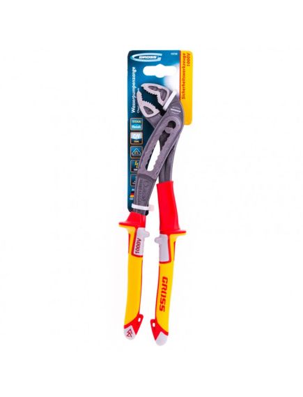 Клещи 240 мм переставные диэлектрические рукоятки до 1000 В GROSS 15725, фото , изображение 4 - Метэкс