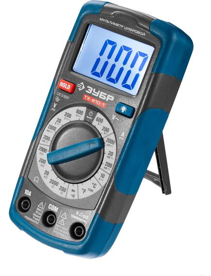 Мультиметр цифровой TХ-810-Т ЗУБР 59810, фото , изображение 3 - Метэкс
