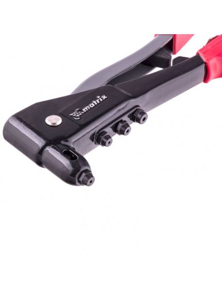 Заклепочник 260 мм литой заклепки 2,4-3,2-4,0-4,8 мм MATRIX 40551, фото , изображение 2 - Метэкс