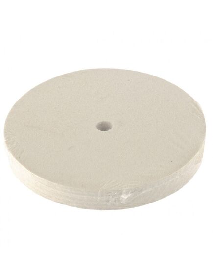 Диск полировальный из натурального войлока 150 х 20 х 12,7 мм MATRIX 75909, фото , изображение 3 - Метэкс