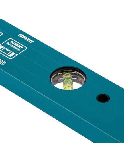 Уровень алюминиевый 1500 мм усиленный с ударопрочными заглушками рукоятки 3 глазка GROSS 34335, фото , изображение 4 - Метэкс