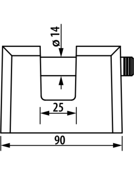 Замок ЧАЗ ВС2-3А, фото , изображение 3 - Метэкс