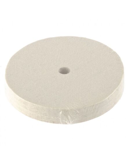 Диск полировальный из натурального войлока 125 х 20 х 12,7 мм MATRIX 75904, фото , изображение 3 - Метэкс