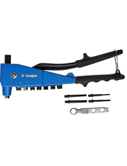 Заклепочник для резьбовых и вытяжных заклепок (М3, М4, М5, М6) ЗУБР 31196_z01, фото , изображение 2 - Метэкс