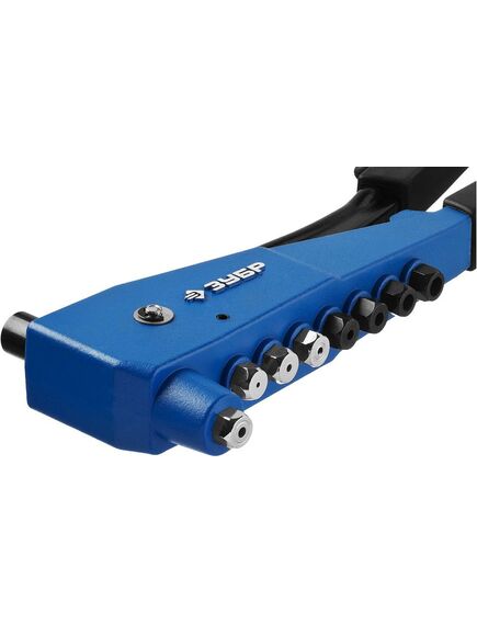 Заклепочник для резьбовых и вытяжных заклепок (М3, М4, М5, М6) ЗУБР 31196_z01, фото , изображение 3 - Метэкс