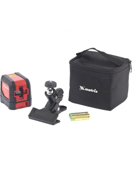 Уровень лазерный MATRIX (дальн. 10 м, погрешн. 0,5 мм/м, класс 2) ML02 (35059), фото , изображение 3 - Метэкс