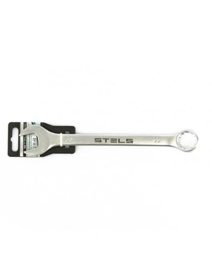Ключ комбинированный 22 мм матовый хром STELS 15216, фото , изображение 4 - Метэкс