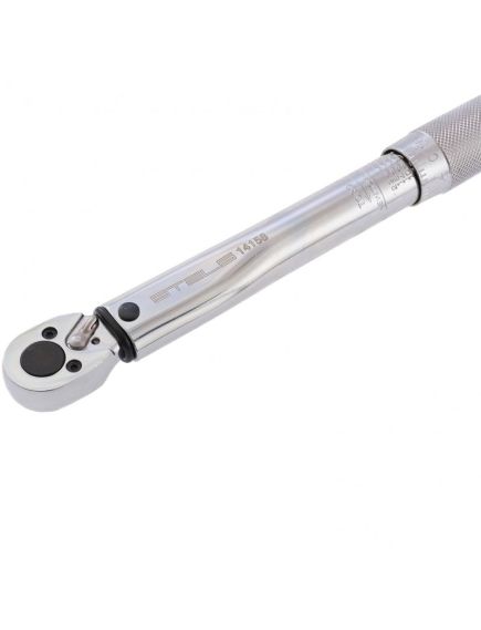Ключ динамометрический 1/4"CrV 5-24 Нм хромированный STELS 14158, фото , изображение 3 - Метэкс