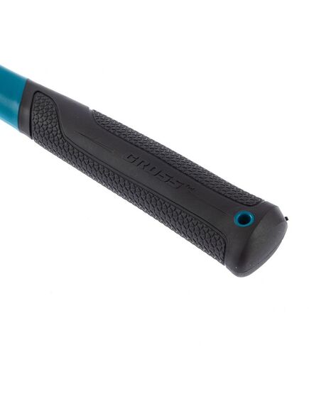 Молоток слесарный 600 г квадратный боек фибергласовая обрезиненная рукоятка GROSS 10277, фото , изображение 3 - Метэкс