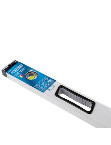 Уровень алюминиевый 800 мм фрезерованный 3 глазка магнитный GROSS 33672, фото , изображение 3 - Метэкс