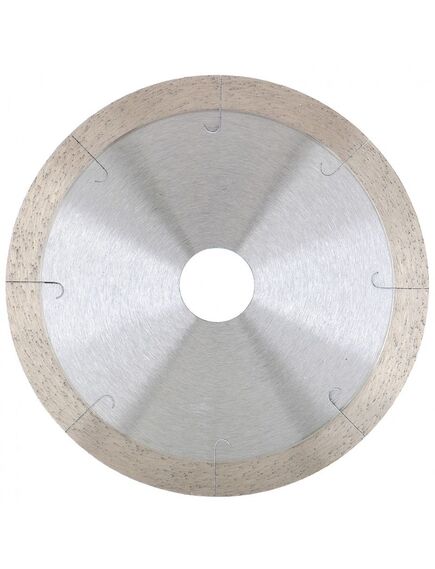 Диск алмазный 125 х 22,2 мм сплошной c лазерной перфорацией мокрая резка GROSS 73038, фото , изображение 2 - Метэкс