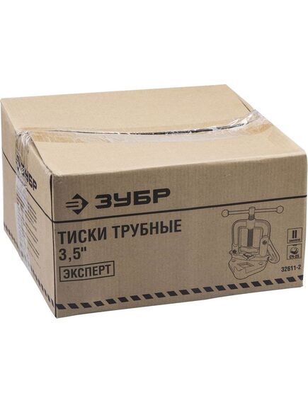 Тиски трубные откидные 2-3,5" ЗУБР 32611-2, фото , изображение 2 - Метэкс