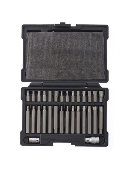 Набор бит HEX, TORX, SPLine хвостовик-шестигранник 1/2 42 шт STELS 11318, фото , изображение 2 - Метэкс