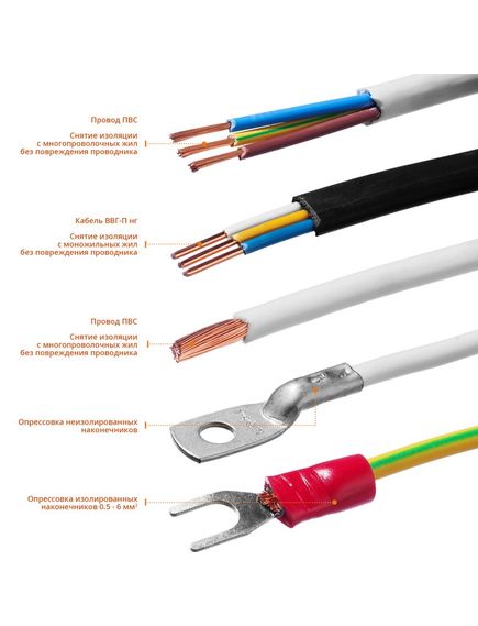 Стриппер автоматический многофункциональный ЗУБР 22669, фото , изображение 9 - Метэкс