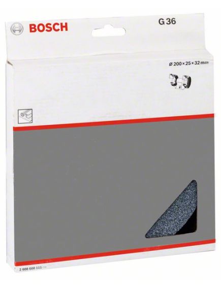 Диск шлифовальный BOSCH 200x32x25мм К36 2608600111, фото , изображение 2 - Метэкс