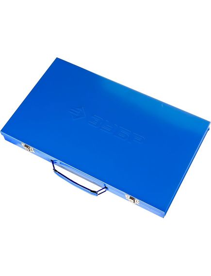 Набор метчиков и плашек 65 предметов Р6М5 ЗУБР 28110-Н65, фото , изображение 3 - Метэкс