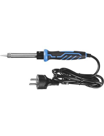 Паяльник 40 Вт двухкомпонентная рукоятка жало конус ЗУБР 55402-40_z01, фото , изображение 2 - Метэкс