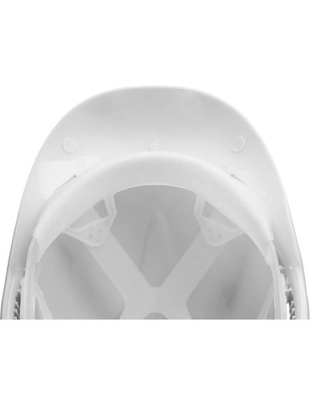 Каска защитная белая ЗУБР 11090-2-z01, фото , изображение 5 - Метэкс