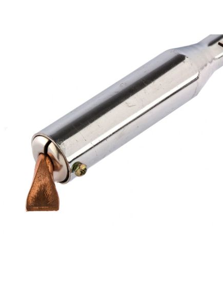 Паяльник 100 Вт с деревянной ручкой жало лопатка SPARTA 913104, фото , изображение 2 - Метэкс