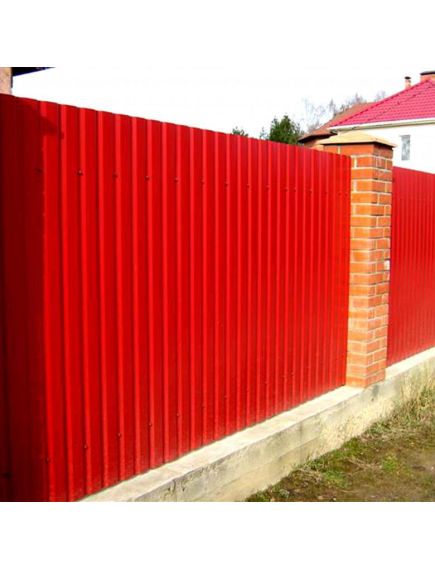 В НАЛИЧИИ Профлист С-8 1,2 х 2,0 (рубин), фото , изображение 2 - Метэкс