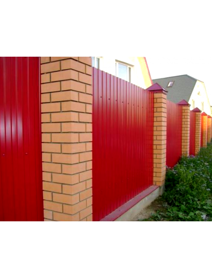 В НАЛИЧИИ Профлист С-8 1,2 х 2,0 (рубин), фото , изображение 3 - Метэкс