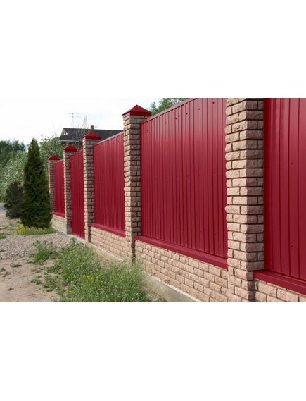 В НАЛИЧИИ Профлист С-8 1,2 х 2,0 (красное вино), фото , изображение 2 - Метэкс