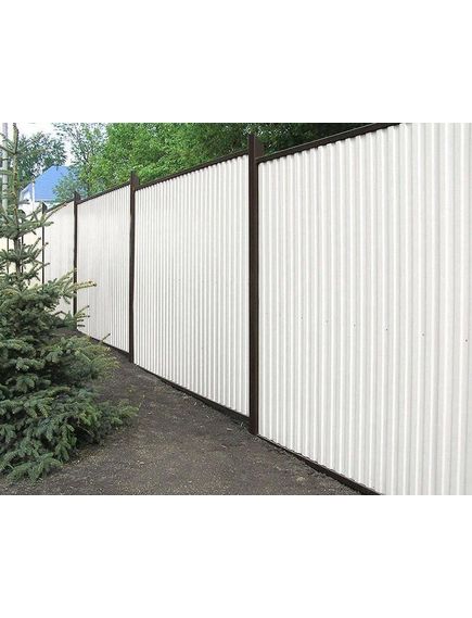 В НАЛИЧИИ Профлист С-8 1,2 х 2,0 (сигнально-белый), фото , изображение 2 - Метэкс