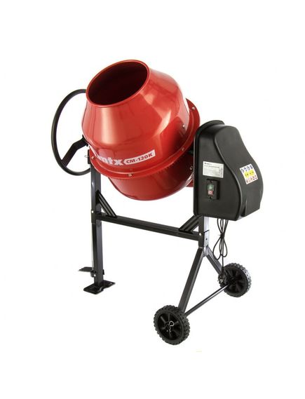 Бетоносмеситель (120 л, 450 Вт, 230 В) MATRIX СМ-120К (95481), фото , изображение 2 - Метэкс