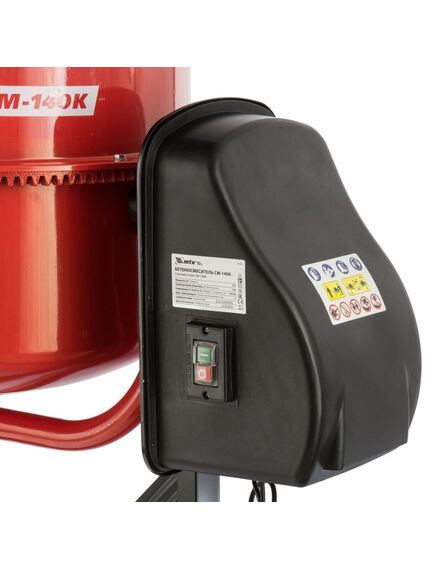 Бетоносмеситель (140 л, 550 Вт, 230 В) MATRIX СМ140К (95482), фото , изображение 5 - Метэкс
