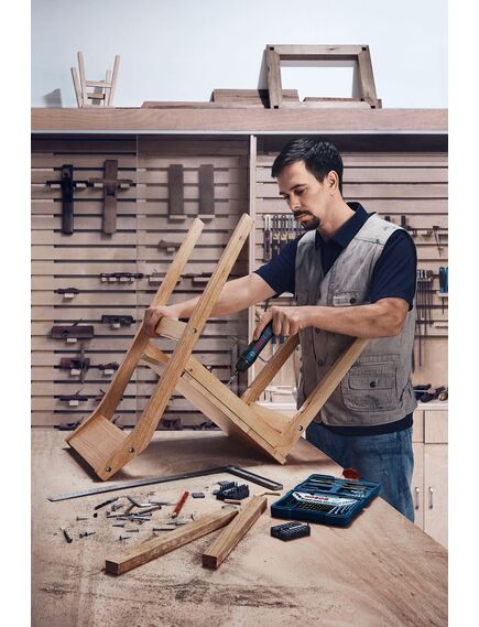 Отвертка аккумуляторная BOSCH (1 а/б 1,5А*ч 3,6В) GO (06019H2100), фото , изображение 3 - Метэкс