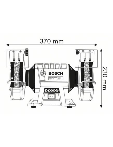 Электроточило BOSCH (600 Вт) GBG 60-20 (060127A400), фото , изображение 5 - Метэкс