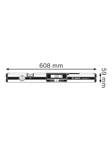 Уровень электронный GIM 60 BOSCH 0601076700, фото , изображение 2 - Метэкс