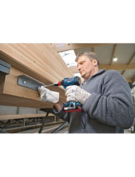 Гайковерт ударн. аккум. BOSCH (2 а/б 3А*ч 18В, ЗУ) GDX 180-LI (06019G5220), фото , изображение 5 - Метэкс