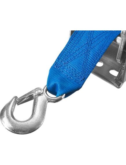 Лебедка ручная барабанная ленточная (1,1 т, 10 м) ЗУБР 43115-1.1, фото , изображение 5 - Метэкс