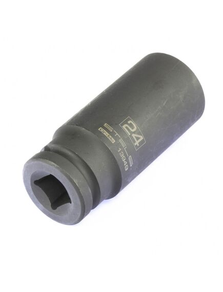 Головка торцевая ударная 1/2" 24 мм удлиненная STELS 13949, фото , изображение 3 - Метэкс